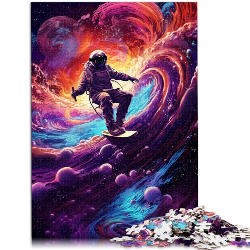 Puzzle für Erwachsene 1000 Teile Astronauten-Spielzeug Lernspiele Stressabbau Heimkunst-Dekor für Teenager ab 14 Jahren 50x75cm von BBVNFLIR