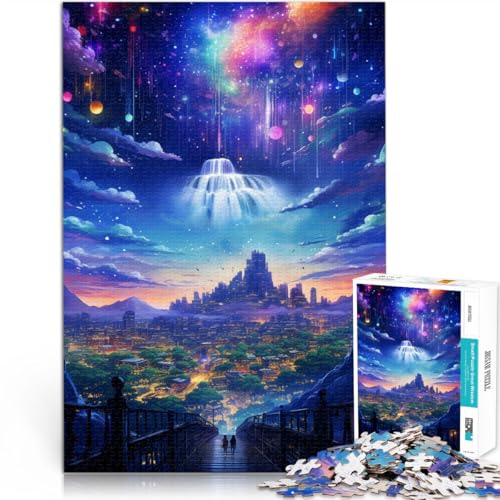 Puzzle für Erwachsene 1000 Teile Außerirdischer Planet anspruchsvolles Spiel Geschenke Familienspiel Stressabbau schwierige Herausforderung 50x75cm von BBVNFLIR