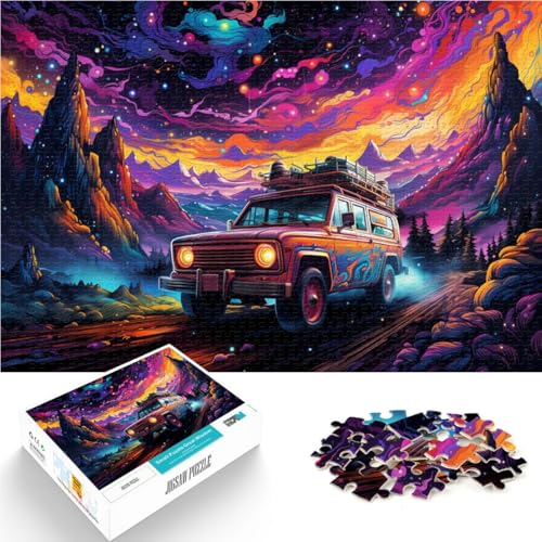 Puzzle für Erwachsene 1000 Teile Autos anspruchsvolles Spiel Geschenke ganze Familie für Teenager ab 14 Jahren 26x38cm von BBVNFLIR