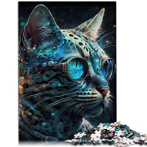 Puzzle für Erwachsene 1000 Teile Bengalkatzen-Spielzeug Denkspiel Lernspiel für Geburtstag Weihnachten für Teenager ab 14 Jahren 26x38cm Puzzle für Erwachsene 1000 Teile Bengalkatzen-Spielzeug Denkspiel Lernspiel für Geburtstag Weihnachten für Teenager ab 14 Jahren 26x38cm von BBVNFLIR