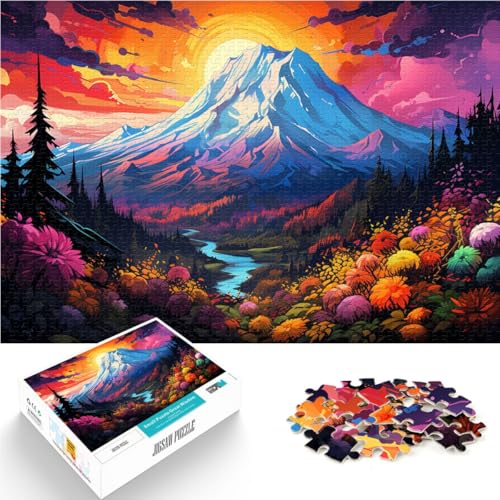 Puzzle für Erwachsene 1000 Teile Berglandschaft Puzzle-Kunstwerk Lernspiel für Geburtstag Weihnachten für Teenager ab 14 Jahren 50x75cm Puzzle für Erwachsene 1000 Teile Berglandschaft Puzzle-Kunstwerk Lernspiel für Geburtstag Weihnachten für Teenager ab 14 Jahren 50x75cm von BBVNFLIR