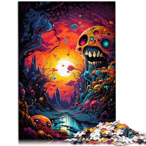Puzzle für Erwachsene 1000 Teile Bizarre Bunte Monster Lernen Lernspielzeug Familienspiele Analyse und Logik 26x38cm Puzzle für Erwachsene 1000 Teile Bizarre Bunte Monster Lernen Lernspielzeug Familienspiele Analyse und Logik 26x38cm von BBVNFLIR