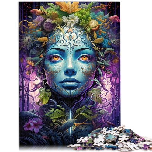 Puzzle für Erwachsene 1000 Teile Blumengott Herausforderndes Spiel Puzzles Wanddekoration Einzigartige Geburtstags 26x38cm von BBVNFLIR