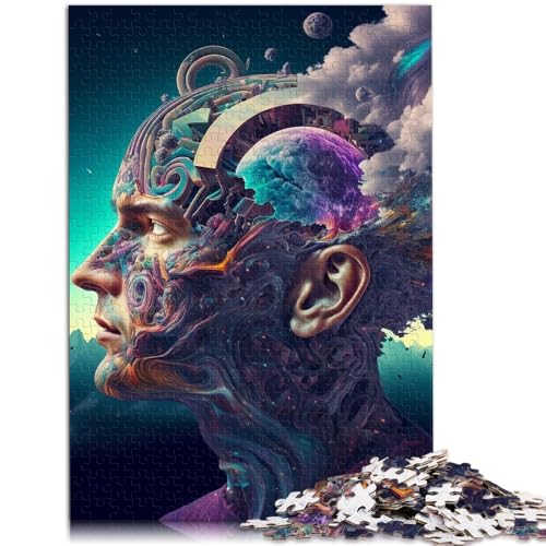 Puzzle für Erwachsene 1000 Teile Brain Art Lernspielzeug Lernspiel für Geburtstag Weihnachten für Teenager ab 14 Jahren 50x75cm Puzzle für Erwachsene 1000 Teile Brain Art Lernspielzeug Lernspiel für Geburtstag Weihnachten für Teenager ab 14 Jahren 50x75cm von BBVNFLIR