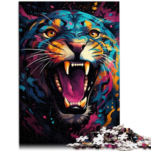 Puzzle für Erwachsene 1000 Teile Buntes Fantasy-Leoparden-Quizspiel ganze Familie für 14-Jährige 26x38cm Puzzle für Erwachsene 1000 Teile Buntes Fantasy-Leoparden-Quizspiel ganze Familie für 14-Jährige 26x38cm von BBVNFLIR