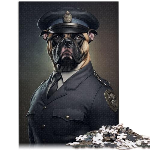 Puzzle für Erwachsene 1000 Teile Chief Constable Woof Lernspiel Herausforderungsspielzeug für Teenager ab 14 Jahren 50x75cm von BBVNFLIR