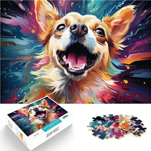 Puzzle für Erwachsene 1000 Teile Chihuahua-Hundespielzeug Denkspiel Stressabbau Urlaub zu Hause Zeitvertreib für Teenager ab 14 Jahren 26x38cm Puzzle für Erwachsene 1000 Teile Chihuahua-Hundespielzeug Denkspiel Stressabbau Urlaub zu Hause Zeitvertreib für Teenager ab 14 Jahren 26x38cm von BBVNFLIR