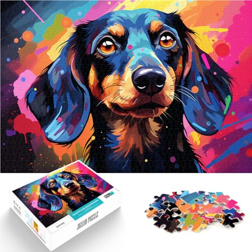 Puzzle für Erwachsene 1000 Teile Dackel Lernspielzeug Stressabbau Urlaub zu Hause Zeitvertreib für Kinder ab 14 Jahren 26x38cm Puzzle für Erwachsene 1000 Teile Dackel Lernspielzeug Stressabbau Urlaub zu Hause Zeitvertreib für Kinder ab 14 Jahren 26x38cm von BBVNFLIR