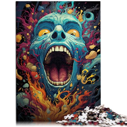 Puzzle für Erwachsene 1000 Teile Dämonen-Denkspiel Herausforderung für die Intelligenz des Gehirns geeignet für Jugendliche ab 14 Jahren 50x75cm von BBVNFLIR