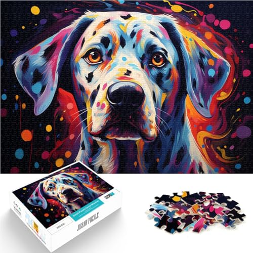 Puzzle für Erwachsene 1000 Teile Dalmatiner-Familienspiel ganze Familie für Teenager ab 14 Jahren 26x38cm von BBVNFLIR