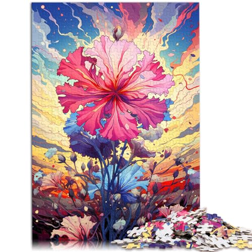 Puzzle für Erwachsene 1000 Teile Dianthus Heimdekoration einzigartiges Herausforderungsspiel für Teenager ab 14 Jahren 26x38cm von BBVNFLIR
