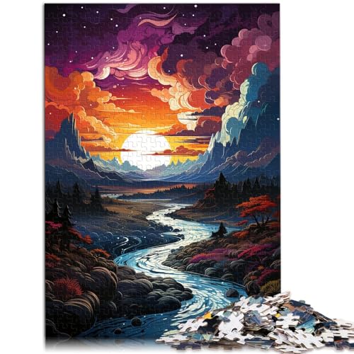 Puzzle für Erwachsene 1000 Teile Die Landschaft des Myvatn-Sees Spielzeug Denkspiel Tolles Geschenk für Spiele für und Teenager ab 14 Jahren 26x38cm von BBVNFLIR