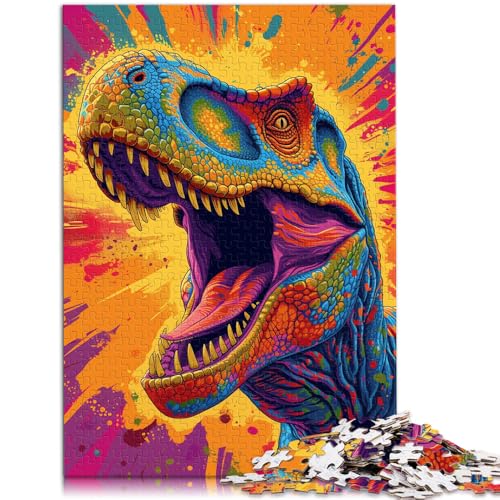 Puzzle für Erwachsene 1000 Teile Dinosaurier-Kunst anspruchsvolles Spiel Wanddekoration einzigartige Geburtstags 26x38cm Puzzle für Erwachsene 1000 Teile Dinosaurier-Kunst anspruchsvolles Spiel Wanddekoration einzigartige Geburtstags 26x38cm von BBVNFLIR