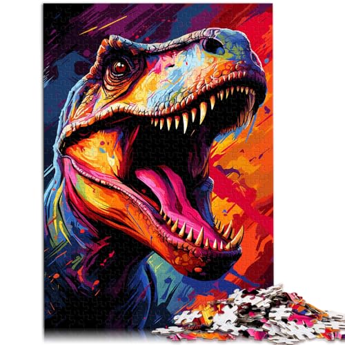 Puzzle für Erwachsene 1000 Teile Dinosaurier-Quizspiel Spaß für Zuhause Geburtstagsgeschenk Reisegeschenk für Teenager ab 14 Jahren 50x75cm von BBVNFLIR