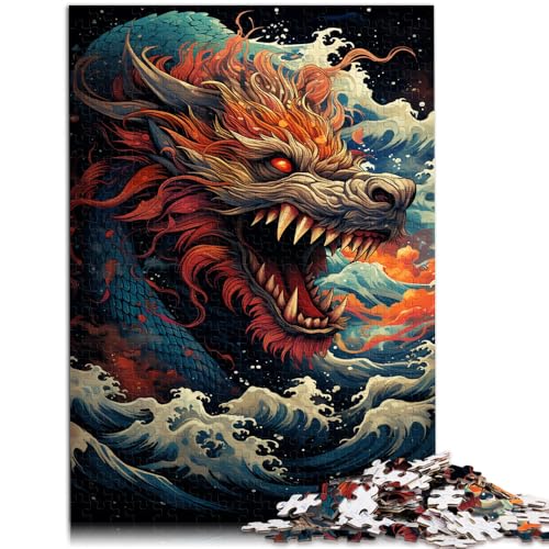 Puzzle für Erwachsene 1000 Teile Drachenfarbenwolken Lernspielzeug Geburtstagsgeschenke für Teenager ab 14 Jahren 26x38cm Puzzle für Erwachsene 1000 Teile Drachenfarbenwolken Lernspielzeug Geburtstagsgeschenke für Teenager ab 14 Jahren 26x38cm von BBVNFLIR