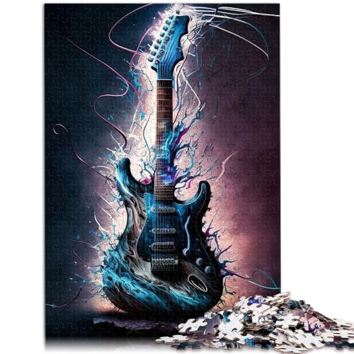 Puzzle für Erwachsene 1000 Teile E-Gitarren-Spielzeug Denkspiel für 14-Jährige ganze Familie 26x38cm Puzzle für Erwachsene 1000 Teile E-Gitarren-Spielzeug Denkspiel für 14-Jährige ganze Familie 26x38cm von BBVNFLIR