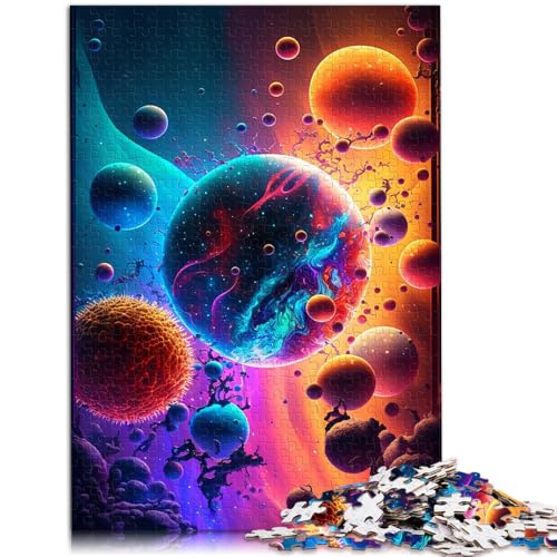 Puzzle für Erwachsene 1000 Teile Endlose Welten Lernspiel Herausforderung Spielzeug Kunstwerk Geschenk für Teenager ab 14 Jahren 26x38cm von BBVNFLIR