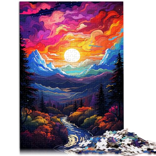 Puzzle für Erwachsene 1000 Teile Estrela-Gebirge Lernspielzeug Familienspiele Stressabbau für Teenager ab 14 Jahren 26x38cm von BBVNFLIR
