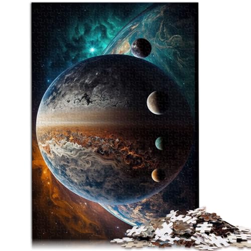 Puzzle für Erwachsene 1000 Teile Exoplanet Wolf-Puzzle – anspruchsvolles Spiel Geburtstagsgeschenk für Teenager ab 14 Jahren 26x38cm von BBVNFLIR