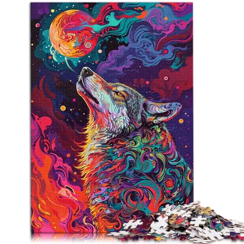 Puzzle für Erwachsene 1000 Teile Exotischer Wolf Anspruchsvolles Spiel Puzzles Lernspiel für Geburtstag Weihnachten 26x38cm von BBVNFLIR