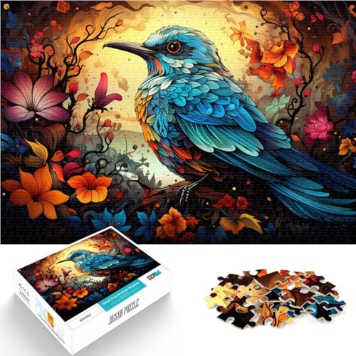 Puzzle für Erwachsene 1000 Teile Fantasie Blauer Vogel Denkspiel Familienspiel Stressabbau schwierige Herausforderung 26x38cm Puzzle für Erwachsene 1000 Teile Fantasie Blauer Vogel Denkspiel Familienspiel Stressabbau schwierige Herausforderung 26x38cm von BBVNFLIR
