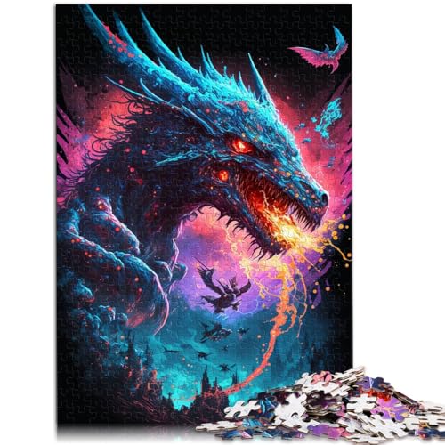 Puzzle für Erwachsene 1000 Teile Fantasie-Drache anspruchsvolles Spiel Spielzeug Lernspiel für Geburtstag Weihnachten 50x75cm Puzzle für Erwachsene 1000 Teile Fantasie-Drache anspruchsvolles Spiel Spielzeug Lernspiel für Geburtstag Weihnachten 50x75cm von BBVNFLIR