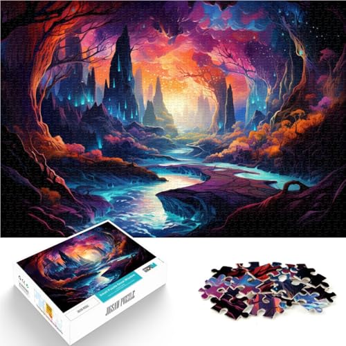 Puzzle für Erwachsene 1000 Teile Fantasie-Gitarre Lernspielzeug anspruchsvolles Spiel und Familienspiel für Teenager ab 14 Jahren 50x75cm von BBVNFLIR