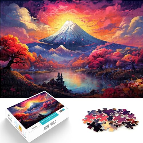 Puzzle für Erwachsene 1000 Teile Fantasie-Puzzle mit dem Berg Fuji Japan Kunstwerk Stressabbau Urlaub zu Hause Zeitvertreib für Kinder ab 14 Jahren 26x38cm Puzzle für Erwachsene 1000 Teile Fantasie-Puzzle mit dem Berg Fuji Japan Kunstwerk Stressabbau Urlaub zu Hause Zeitvertreib für Kinder ab 14 Jahren 26x38cm von BBVNFLIR