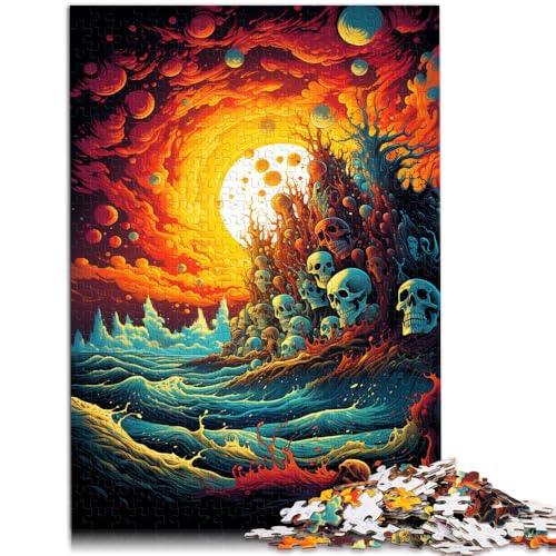 Puzzle für Erwachsene 1000 Teile Fantasie-Sonnenuntergangswellen Puzzle für Lernspiele Herausforderungsspielzeug für Teenager ab 14 Jahren 26x38cm Puzzle für Erwachsene 1000 Teile Fantasie-Sonnenuntergangswellen Puzzle für Lernspiele Herausforderungsspielzeug für Teenager ab 14 Jahren 26x38cm von BBVNFLIR