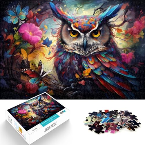 Puzzle für Erwachsene 1000 Teile Fantasie-Sternenhimmel-Eule Lernspielzeug Familienspiele tolles Geschenk für Teenager ab 14 Jahren 26x38cm Puzzle für Erwachsene 1000 Teile Fantasie-Sternenhimmel-Eule Lernspielzeug Familienspiele tolles Geschenk für Teenager ab 14 Jahren 26x38cm von BBVNFLIR