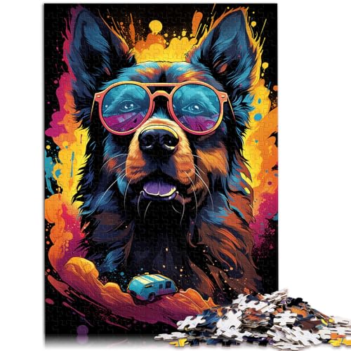 Puzzle für Erwachsene 1000 Teile Fantasiebrille Hund Spiele Spielzeug Geschenk herausfordernd Aber lustig und humorvoll 26x38cm Puzzle für Erwachsene 1000 Teile Fantasiebrille Hund Spiele Spielzeug Geschenk herausfordernd Aber lustig und humorvoll 26x38cm von BBVNFLIR