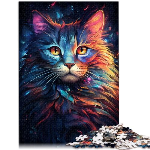 Puzzle für Erwachsene 1000 Teile Fantasiekatze anspruchsvolles Spiel Lernspiel für Geburtstag Weihnachten für Teenager ab 14 Jahren 50x75cm Puzzle für Erwachsene 1000 Teile Fantasiekatze anspruchsvolles Spiel Lernspiel für Geburtstag Weihnachten für Teenager ab 14 Jahren 50x75cm von BBVNFLIR