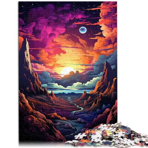 Puzzle für Erwachsene 1000 Teile Fantasielandschaft unter Sonnenuntergang Heimdekoration Puzzle geeignet für Teenager ab 14 Jahren 50x75cm Puzzle für Erwachsene 1000 Teile Fantasielandschaft unter Sonnenuntergang Heimdekoration Puzzle geeignet für Teenager ab 14 Jahren 50x75cm von BBVNFLIR