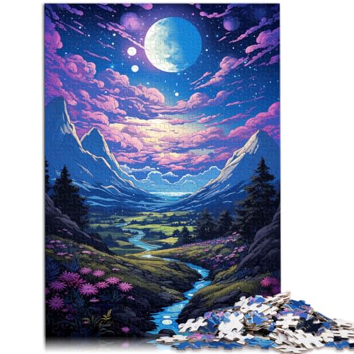 Puzzle für Erwachsene 1000 Teile Fantasy-Anime-Landschaft schwieriges und herausforderndes Geschenk zum Geburtstag für Teenager ab 14 Jahren 50x75cm von BBVNFLIR