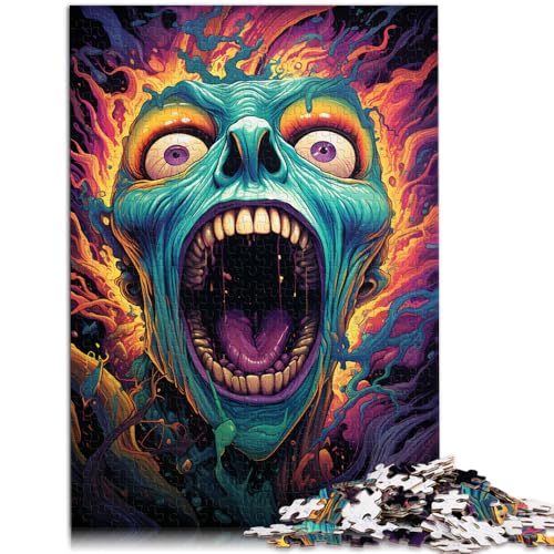 Puzzle für Erwachsene 1000 Teile Fantasy-Grüner Teufel Schwieriges Puzzle mit vollständig ineinander greifenden zufällig geformten Teilen 26x38cm Puzzle für Erwachsene 1000 Teile Fantasy-Grüner Teufel Schwieriges Puzzle mit vollständig ineinander greifenden zufällig geformten Teilen 26x38cm von BBVNFLIR