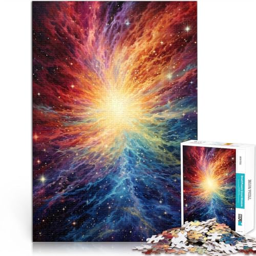 Puzzle für Erwachsene 1000 Teile Farbexplosionsspielzeug Denkspiel ganze Familie für Teenager ab 14 Jahren 50x75cm von BBVNFLIR