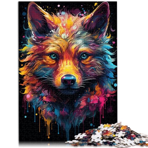 Puzzle für Erwachsene 1000 Teile Farbfuchs Spielzeug Denkspiel Stressabbau Urlaub zu Hause Zeit totschlagen Geeignet für Teenager ab 14 Jahren 26x38cm von BBVNFLIR