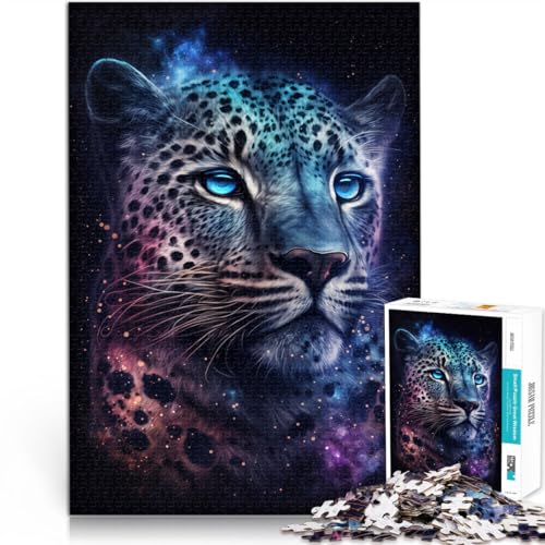 Puzzle für Erwachsene 1000 Teile Farbgalaxie-Leopard Lernpuzzle Geburtstagsgeschenke für Teenager ab 14 Jahren 26x38cm Puzzle für Erwachsene 1000 Teile Farbgalaxie-Leopard Lernpuzzle Geburtstagsgeschenke für Teenager ab 14 Jahren 26x38cm von BBVNFLIR