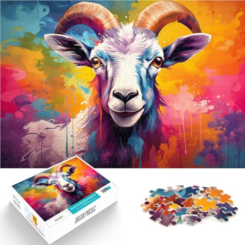 Puzzle für Erwachsene 1000 Teile Farbiger Ziegenhand-Geschwindigkeitswettbewerb Lernspiel für Geburtstag Weihnachten 26x38cm Puzzle für Erwachsene 1000 Teile Farbiger Ziegenhand-Geschwindigkeitswettbewerb Lernspiel für Geburtstag Weihnachten 26x38cm von BBVNFLIR