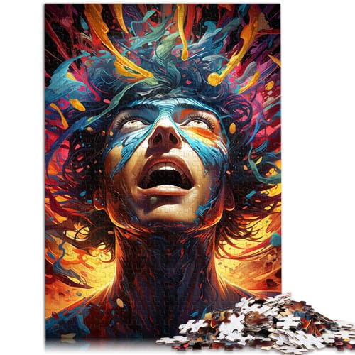 Puzzle für Erwachsene 1000 Teile Farbkunst Mädchen Heimdekoration Puzzle Kunstwerk Geschenk für Teenager ab 14 Jahren 26x38cm Puzzle für Erwachsene 1000 Teile Farbkunst Mädchen Heimdekoration Puzzle Kunstwerk Geschenk für Teenager ab 14 Jahren 26x38cm von BBVNFLIR