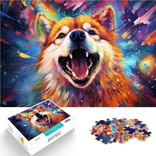 Puzzle für Erwachsene 1000 Teile Farbmalerei Hund Familienunterhaltungsspielzeug Analyse und Logik Geeignet für Jugendliche ab 14 Jahren 26x38cm Puzzle für Erwachsene 1000 Teile Farbmalerei Hund Familienunterhaltungsspielzeug Analyse und Logik Geeignet für Jugendliche ab 14 Jahren 26x38cm von BBVNFLIR