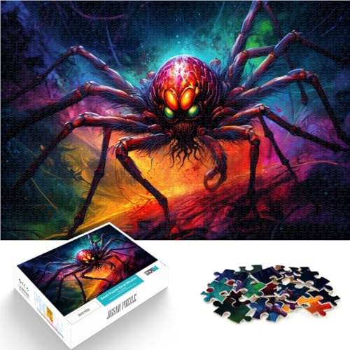 Puzzle für Erwachsene 1000 Teile Farbspinne anspruchsvolles Spiel Geschenke ganze Familie 50x75cm von BBVNFLIR
