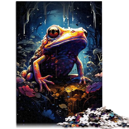 Puzzle für Erwachsene 1000 Teile Froschspielzeug Denkspiel Spaß bei Aktivitäten zu Hause Geburtstagsgeschenk Reisegeschenk für Teenager ab 14 Jahren 26x38cm Puzzle für Erwachsene 1000 Teile Froschspielzeug Denkspiel Spaß bei Aktivitäten zu Hause Geburtstagsgeschenk Reisegeschenk für Teenager ab 14 Jahren 26x38cm von BBVNFLIR