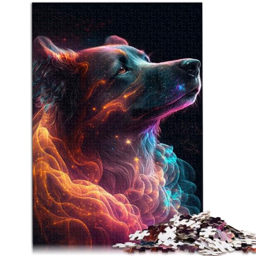 Puzzle für Erwachsene 1000 Teile Galaxie-Hund-Tierpuzzle Lernspiel Herausforderung Spielzeug Heimkunstdekor für Kinder ab 14 Jahren 26x38cm Puzzle für Erwachsene 1000 Teile Galaxie-Hund-Tierpuzzle Lernspiel Herausforderung Spielzeug Heimkunstdekor für Kinder ab 14 Jahren 26x38cm von BBVNFLIR
