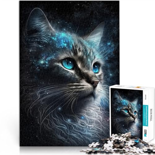 Puzzle für Erwachsene 1000 Teile Galaxie-Kunst Katzenspielzeug Denkspiel Lernspiel für Geburtstag Weihnachten für Teenager ab 14 Jahren 26x38cm Puzzle für Erwachsene 1000 Teile Galaxie-Kunst Katzenspielzeug Denkspiel Lernspiel für Geburtstag Weihnachten für Teenager ab 14 Jahren 26x38cm von BBVNFLIR