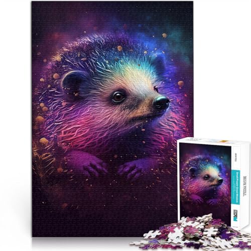 Puzzle für Erwachsene 1000 Teile Galaxie-Tier Igel Lernspielzeug Familienspiele verbessert das Gedächtnis für Teenager ab 14 Jahren 50x75cm Puzzle für Erwachsene 1000 Teile Galaxie-Tier Igel Lernspielzeug Familienspiele verbessert das Gedächtnis für Teenager ab 14 Jahren 50x75cm von BBVNFLIR