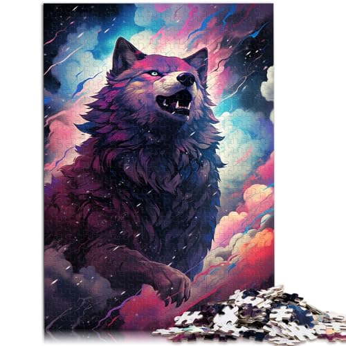 Puzzle für Erwachsene 1000 Teile Galaxie-Wolf schwieriges Puzzle ganze Familie für Teenager ab 14 Jahren 26x38cm Puzzle für Erwachsene 1000 Teile Galaxie-Wolf schwieriges Puzzle ganze Familie für Teenager ab 14 Jahren 26x38cm von BBVNFLIR