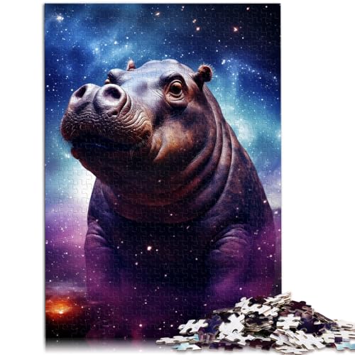 Puzzle für Erwachsene 1000 Teile Galaxien Nilpferde pädagogisches Spielzeug-Puzzle zum Stressabbau tolles Geschenk für Teenager ab 14 Jahren 50x75cm Puzzle für Erwachsene 1000 Teile Galaxien Nilpferde pädagogisches Spielzeug-Puzzle zum Stressabbau tolles Geschenk für Teenager ab 14 Jahren 50x75cm von BBVNFLIR