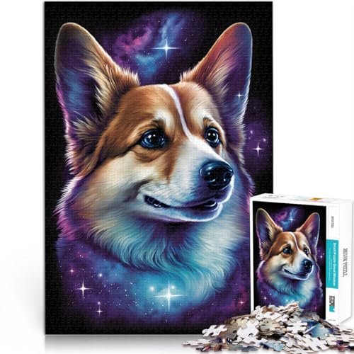 Puzzle für Erwachsene 1000 Teile Galaxy Art Corgi-Spiel Spielzeug tolle Teenager ab 14 Jahren 26x38cm Puzzle für Erwachsene 1000 Teile Galaxy Art Corgi-Spiel Spielzeug tolle Teenager ab 14 Jahren 26x38cm von BBVNFLIR