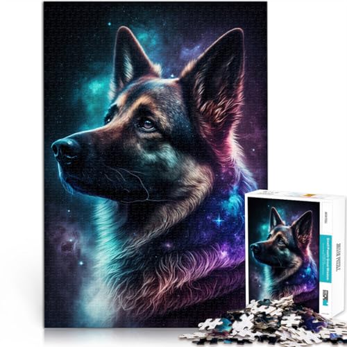Puzzle für Erwachsene 1000 Teile Galaxy Deutscher Schäferhund anspruchsvolles Spiel Puzzle Geburtstagsgeschenk geeignet für Teenager ab 14 Jahren 26x38cm Puzzle für Erwachsene 1000 Teile Galaxy Deutscher Schäferhund anspruchsvolles Spiel Puzzle Geburtstagsgeschenk geeignet für Teenager ab 14 Jahren 26x38cm von BBVNFLIR